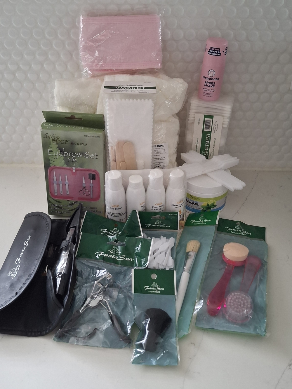 Ultimate Home Spa, Waxing & FantaSea Cosmetics Skincare Tools Bundle NEW